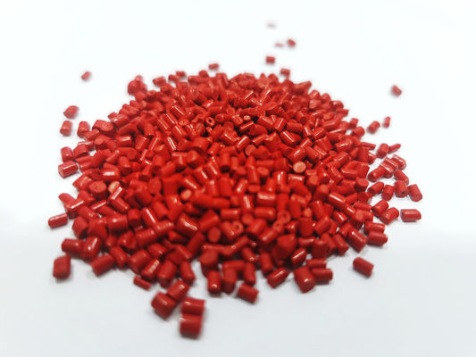Virgin PE Carrier Red Biodegradable Masterbatch Plastic Film Injection