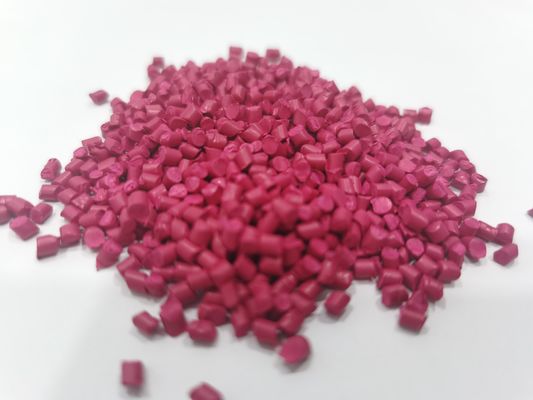 Blowing Films Injections Plastic Color Masterbatch Rose Red Color