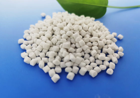 White Pellet PP Filler Masterbatch Calcium Carbonate For Plastic Chairs