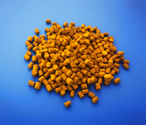 Eco Friendly Yellow Pigment Masterbatches 20% Concentration OEM