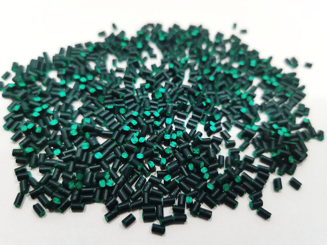 Non toxic Plastic Color Masterbatch PP ABS Green Masterbatch